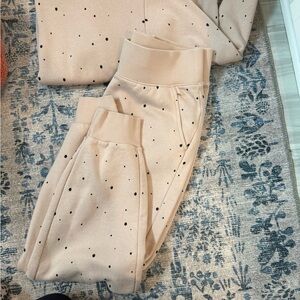a new day Beige Jumpsuit with Black Dots
